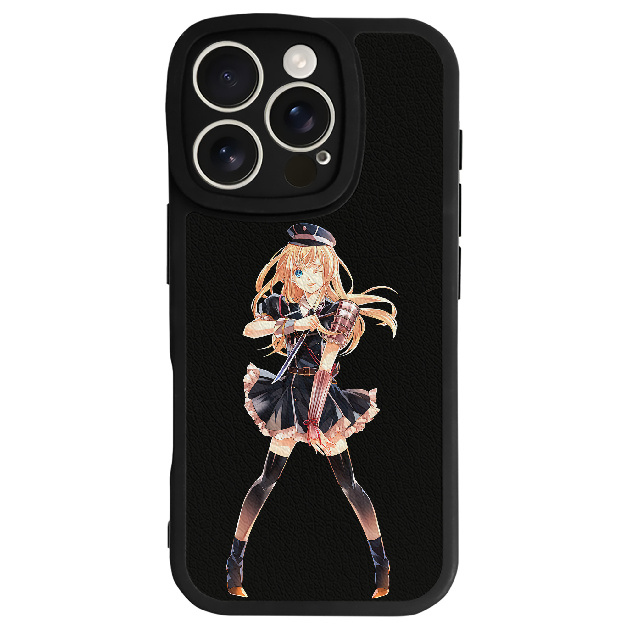 （画像用） 刀剣乱舞 Touken Ranbu 【iPhone 16シリーズ対応】シリコンスマホケース（レザー調） 材質：シリコン